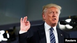 دونالد ترامپ، رئیس‌جمهور آمریکا 