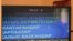 Монитор с результатами голосования в зале заседания мажилиса парламента. Астана, 31 марта 2010  года.