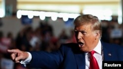 Дональд Трамп шайлоо өнөктүгү учурунда. Архивдик сүрөт.