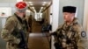 Проросійські бойовики в традиційний шапках кубанського казацтва в приміщенні Донецької ОДА, липень 2014 року