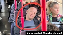 Аляксандар Вабікс у трамваі