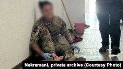 Євген невдовзі після отримання поранення. Фото з архіву героя