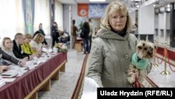 Галасаваньне ў Беларусі. Менск, 2019 год.