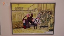 Карикатуристи Словаччини і Росії представили свої роботи в Україні. На них і Путін (відео)