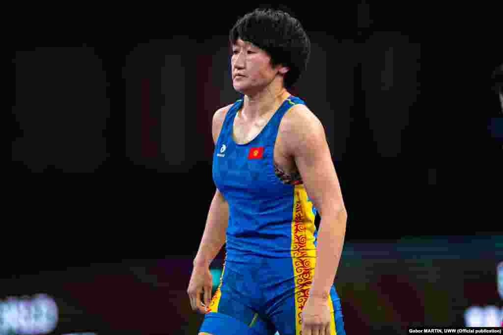 Балбан Айсулуу Тыныбекова 14-декабрда кыз-келиндер арасында 62 килограммга чейинки салмакта килемге чыкты.