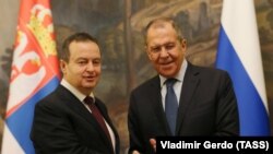 Ивица Дачич жана Сергей Лавров. Архивдик сүрөт. 