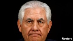 Рекс Тіллерсон під час слухання, Вашингтон, 11 січня 2017 року