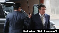 پال منافورت؛ ۱۹ آوریل ۲۰۱۸ در واشینگتن