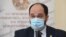Armenia -- Eucation Minister Arayik Harutiunian at a news conference in Yerevan, September 16, 2020.