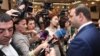 Armenia - Yerevan Mayor Taron Markarian talks to journalists, Yerevan, 8Jun2013