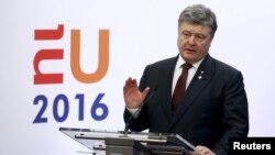Президент Петро Порошенко Брюсселде., 17-март, 2016-жыл