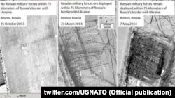 Супутникові фотографії, зроблені НАТО. Війська Росії неподалік кордону з Україною
