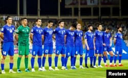 Өзбекстан құрамасы ойын алдында. Абу-Даби. 5. маусым 2025 жыл.