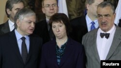 Հայաստանի, Եվրամիության եւ Չեխիայի արտգործնախարարները Արեւելյան գործընկերության արտգործնախարարների հանդիպմանը, 5 մարտի, 2012