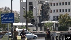 Սիրիայի ՊՆ շենքը, որին հարվածել էր Իսրայելը, արխիվ