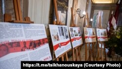 Выстава твораў беларускіх палітвязьняў у Рызе