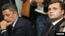 Депутати Верховної Ради Юрій Бойко (л) і Сергій Льовочкін