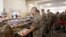 Armenia -- Soldiers at the privately managed canteen of a military base in Armavir, July 19. 2019.
