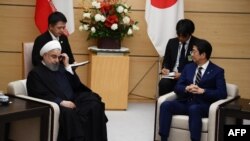 دیدار شینزو آبه، نخست‌وزیر ژاپن و حسن روحانی، رئیس‌جمهوری ایران در توکیو، ۲۹ آذر ۹۸