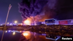 "Крокус" бинасында янгын күренеше