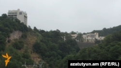 Armenia - A "training center" for Armenian tax and customs officials is under construction in Dilijan, 14Jul2015.
