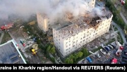 Последствия обстрела в Харькове, 18 августа 2025 года