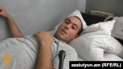 Ռոլանդ Սահակյանը հիվանդանոցում, 13-ը սեպտեմբերի, 2016թ․