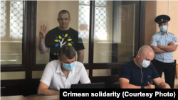 Владислав Єсипенко у підконтрольному Росії Сімферопольському районному суді, липень 2021 року