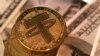 Illustration shows U.S. dollar mock banknotes and representation of cryptocurrency Tether