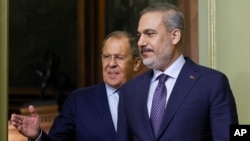 Ռուսաստանի և Թուրքիայի ԱԳ նախարարներ Սերգեյ Լավրով և Հաքան Ֆիդան, արխիվ