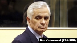 Momcilo Krajisnik at The Hague tribunal in March 2009