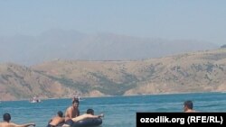 Чорвоқ сув омбори. 9 август, 2014 йил.