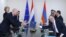 Armenia -- Foreign Minister Zohrab Mnatsakanian (R) begins talks with his Dutch counterpart Stef Blok, Yerevan, January 23, 2020.