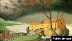 نقاشی کشتی نوح اثر ادوارد هیکس