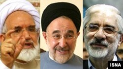 موسوی،خاتمی و کروبی دوشنبه با یکدیگر ملاقات کردند.