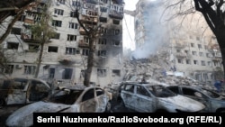 Наслідки російської атаки на Київ. 17 червня 2025 року