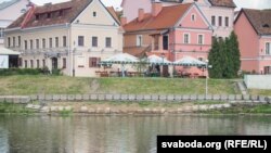 На рацэ Сьвіслач у Менску, архіўны здымак