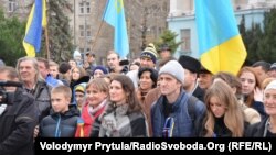 Акмәчәттә протест чарасы