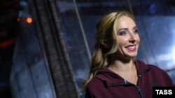 Российская фигуристка Татьяна Навка 