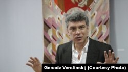 Барыс Нямцоў у Менску, 2013 год