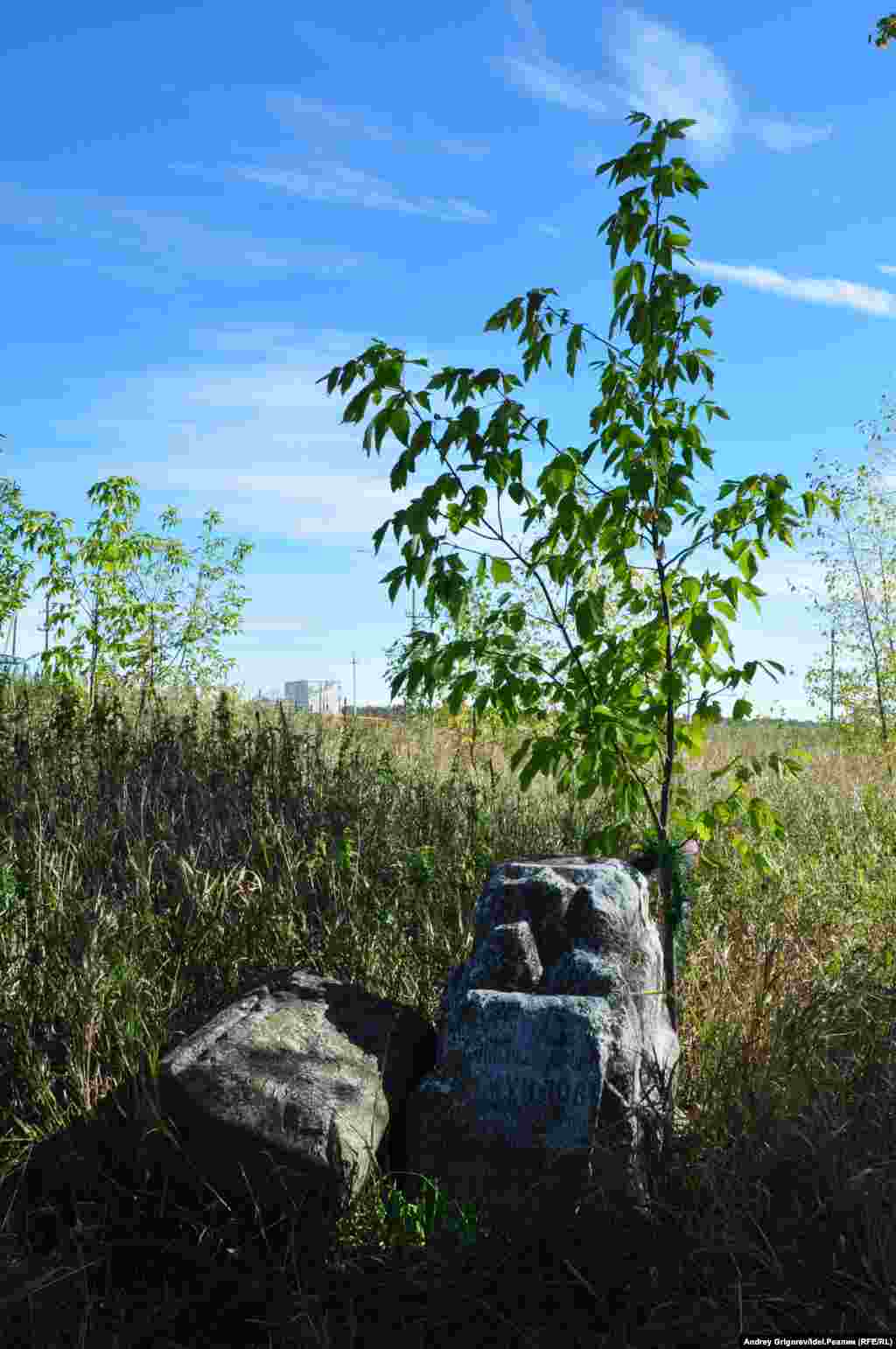 Снаружи - надгробье, 1914 год.&nbsp;