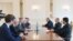 Президент Азербайджана принимает сопредседателей Минской группы ОБСЕ, Баку, 21 февраля 2019 г.