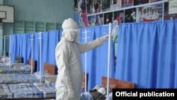 Один из дневных стаицонаров в Бишкеке. Июль 2020 года. 