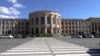 Armenia - The building of the Gyumri mayor's office, November 5, 2024. 