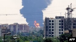 Пасьля ізраільскай атакі палае нафтаперапрацоўчы завод на поўдні Тэгерану, 15 чэрвеня 2025 году