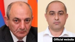 Бако Саакян (слева) и Эдуард Агабекян 