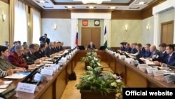 Радий Хәбиров Башкортстан хөкүмәте утырышында 