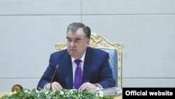 Эмомали Рахмон на расширенном заседании правительства, Душанбе, 21 января 2019 года