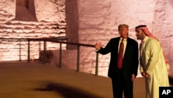 Трамп и наследный принц Саудовской Аравии 