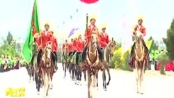 Atly ýörişe "badalga berildi"